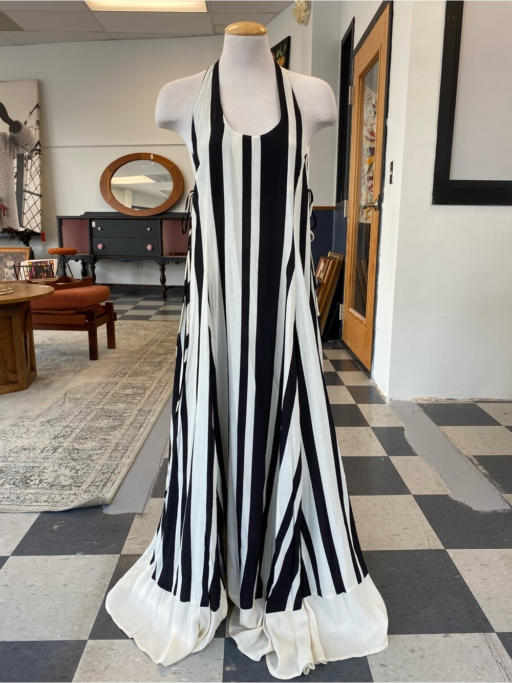 DISSH “Beau” Striped Maxi Dress